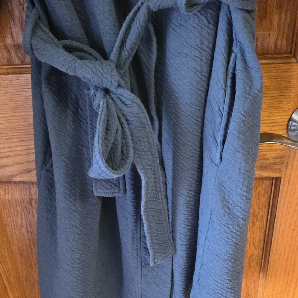 Sonoma Navy Textured Robe - Picture 4 of 9